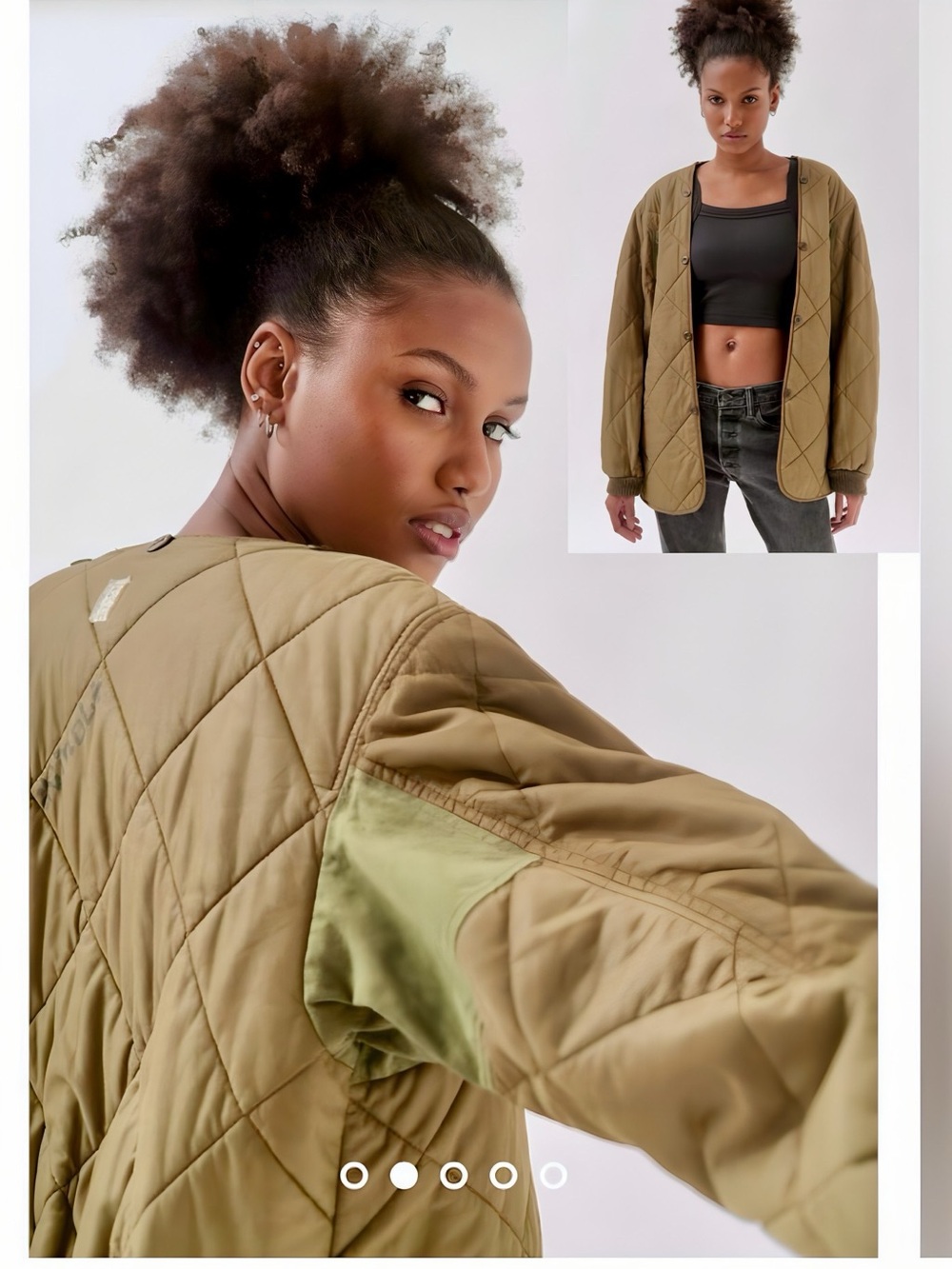 🌺Urban Renewal Vintage Cinched Back Liner Jacket🌸🌺